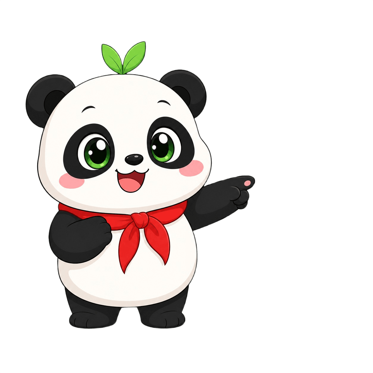 Puchi chỉ đường phía trước